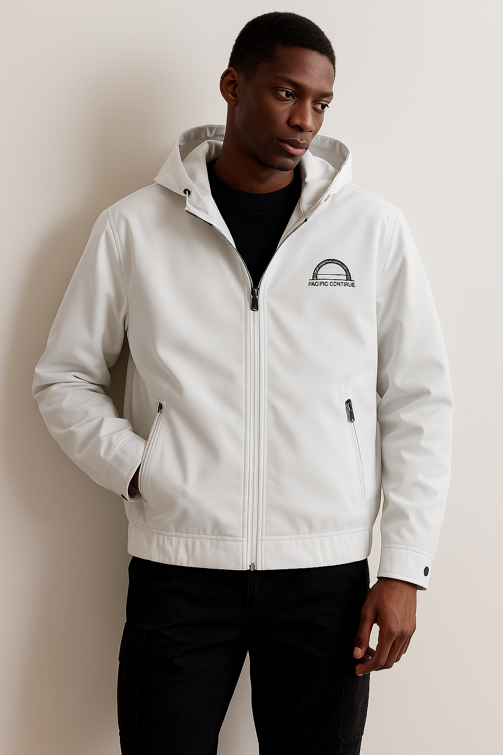 WHITE SPORTY JACKET