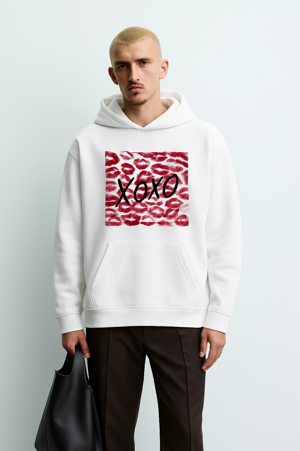 XOXO PRINTED HOODIE
