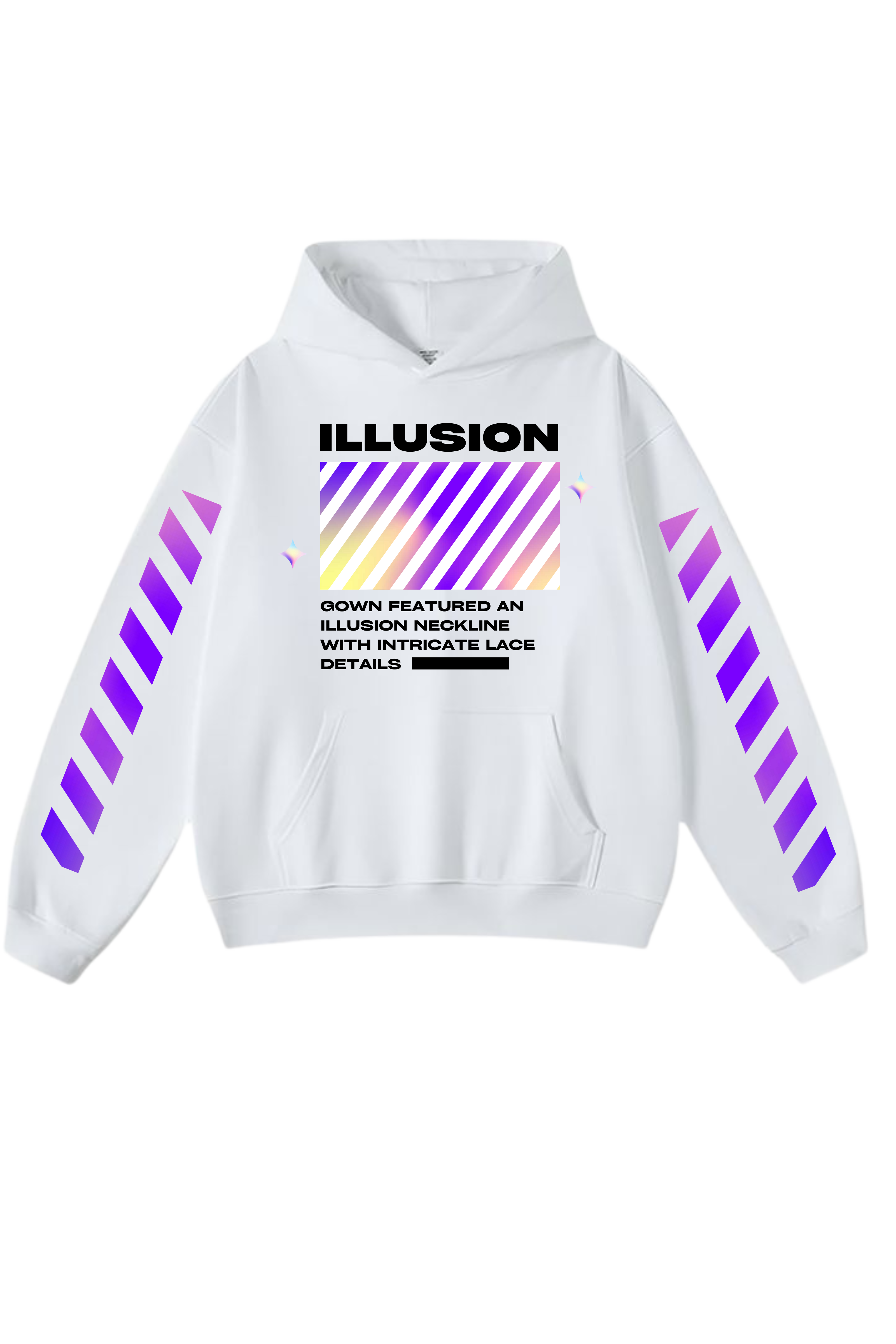 WHITE HOLOGRAPHIC JACKET